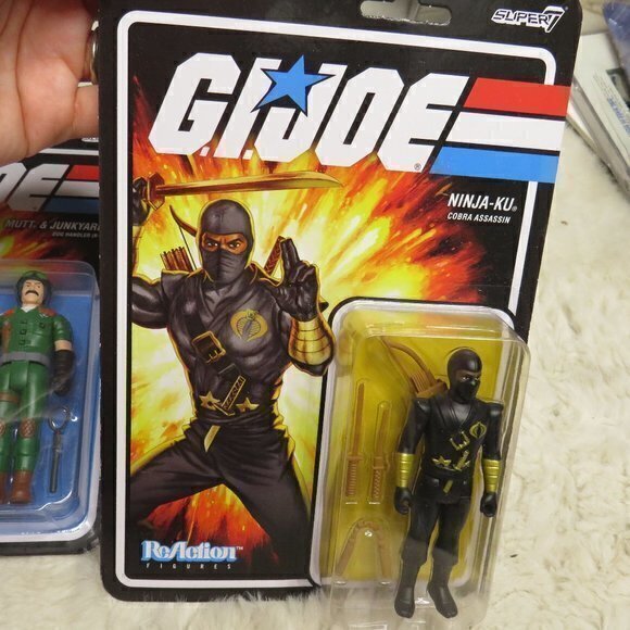 2 G.I. Joe Super7 Reaction Figure Mutt & Junkyard Dog Handler & NINJA KU - Picture 4 of 8